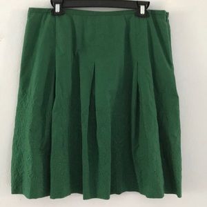 Green skirt